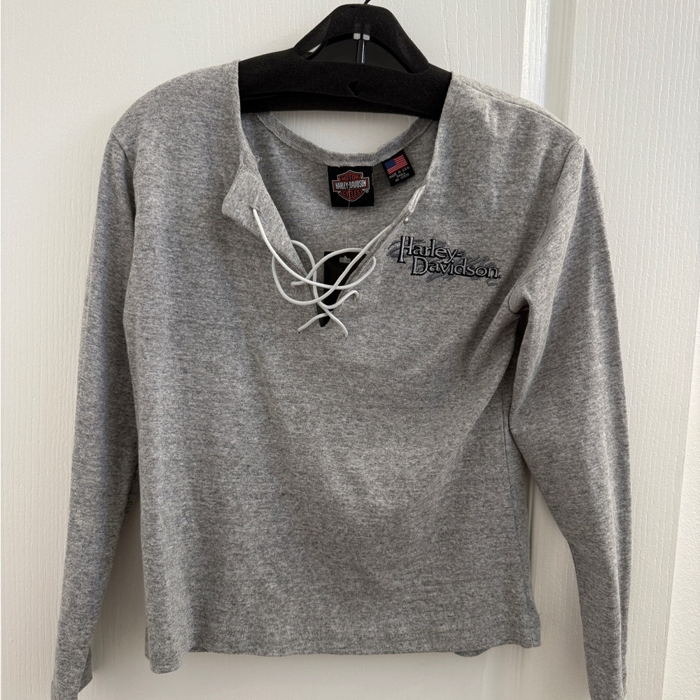 Harley-Davidson Gray Women's long sleeve